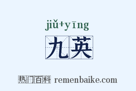 九英是什么意思的图片